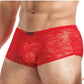 Lace King Lace Trunks - Red - Large/XLarge