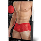 Lace King Lace Trunks - Red - Medium/Small