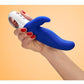 Lady Bi Silicone Vibrator with Clitoral Stimulator - Ultramarine