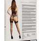 Le Desir Crotchless Rhinestone Halter Teddy