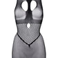Le Desir Duo Net Open Cup Mini Dress