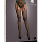 Le Desir Fishnet and Lace Garterbelt Stocking - Green - One Size