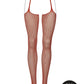 Le Desir Fishnet and Lace Garterbelt Stocking - One Size - Sunset Glow