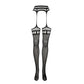 Le Desir Garterbelt Stockings with Open Design
