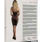 Le Desir Knee Length Lace and Fishnet Dress