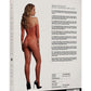 Le Desir Lace Long Sleeved Bodystocking - One Size - Sunset Glow
