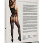Le Desir Lace Suspender Bodystocking with Round Neck