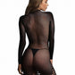 Le Desir Long Sleeve Fishnet Dress