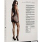 Le Desir Net Contrast Mini Dress