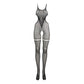 Le Desir Net High Neck Bodystocking