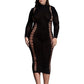 Le Desir Shade Carme Xi Dress with Turtleneck - Black - Queen