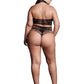 Le Desir Shade Carpo Xlvi Two Piece with Turtleneck, Crop Top and Pantie
