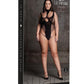 Le Desir Shade Cyllene Xlviii Body with Turtleneck - Black - Queen