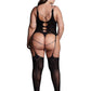 Le Desir Shade Elara Vii Bodystocking with Open Cups