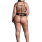 Le Desir Shade Helike Xlv Two Piece with Open Cups, Crop Top and Pantie