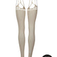 Le Desir Shredded Suspender Pantyhose