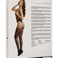 Le Desir Shredded Suspender Pantyhose