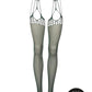 Le Desir Shredded Suspender Pantyhose