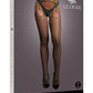 Le Desir Shredded Suspender Pantyhose - Green - One Size