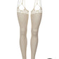 Le Desir Shredded Suspender Pantyhose