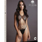 Le Desir Strappy Lace Teddy - Black - One Size