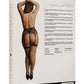 Le Desir Striped Fishnet Garterbelt