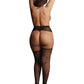 Le Desir Suspender Leopard Pantyhose