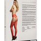 Le Desir Suspender Rhinestone Pantyhose