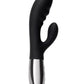 Le Wand Blend Rechargeable Siliconel Rabbit Vibrator - Black