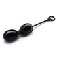 Le Wand Crystal Yoni Eggs Silicone Kegal Balls - Black Obsidian