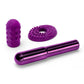 Le Wand Grand Bullet Rechargeable Silione Vibrator - Cherry/Purple
