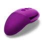 Le Wand Point Rechargeable Silicone Contoured Mini Vibrator - Cherry/Purple