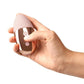 Le Wand Point Rechargeable Silicone Contoured Mini Vibrator - Rose Goild