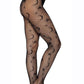 Leg Avenue Celestial Net Tights - Black - One Size