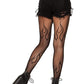 Leg Avenue Flame Net Tights - Black - One Size