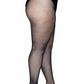 Leg Avenue Micro Net Strappy Waist Crotchless Tights