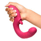 Lickgasm Tease and Please Rechargeable Silicone Thrusting Andamp; Licking Vibrator