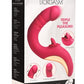 Lickgasm Tease and Please Rechargeable Silicone Thrusting Andamp; Licking Vibrator - Pink