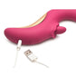 Lickgasm Tease and Please Rechargeable Silicone Thrusting Andamp; Licking Vibrator