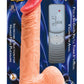 Lifelikes Vibrating Royal Knight Dildo - Flesh/Vanilla - 8in