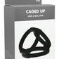 Linx Caged Up Cock Cage 3 Ring Cock Ring - Black