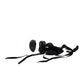 Little Black Thong Panty Vibe Massager with Remote Control