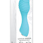 Little Dipper Rechargeable Silicone Vibrator - Aqua/Blue
