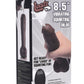 Loadz Vibrating Squirting Dildo with Remote - Chocolate - 8.5in