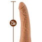 Lock On Hexanite Dildo with Suction Cup Adapter