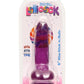 Lollicock Slim Stick Dildo with Balls - Grape Ice/Purple - 6in