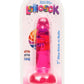 Lollicock Slim Stick Dildo with Balls - Cherry Ice/Red - 7in
