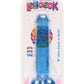 Lollicock Slim Stick Dildo with Balls - Berry Ice/Blue - 8in