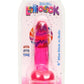 Lollipop Slim Stick Dildo with Balls - Cherry Ice/Red - 6in