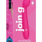 Love Distance Join G App Controlled Silicone Rechargeable G-Spot Vibrator - Pink